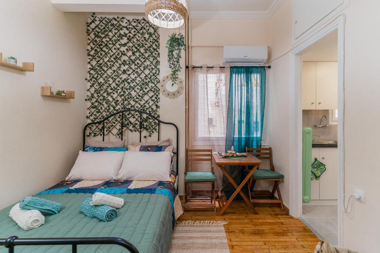 Green Boho Apartment Athen Eksteriør bilde