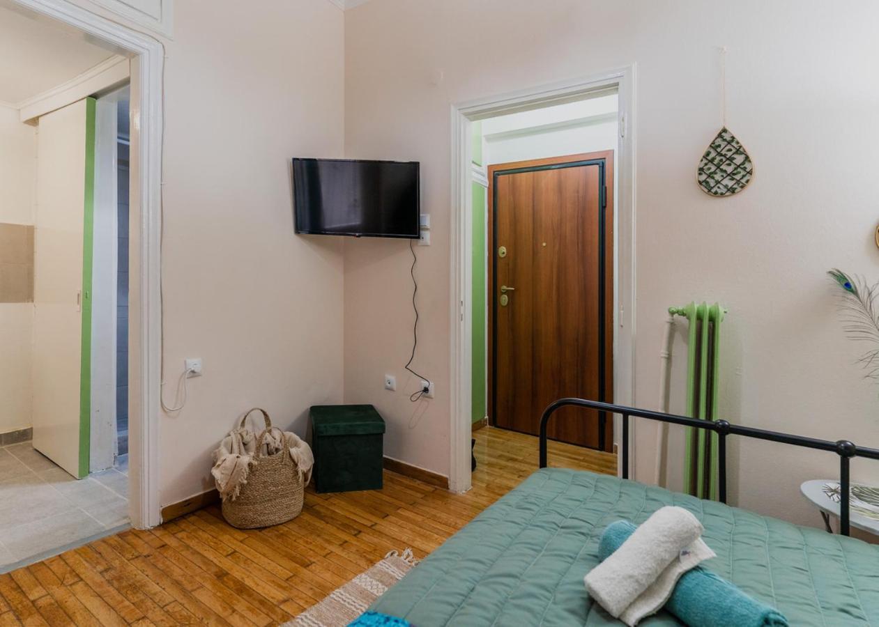 Green Boho Apartment Athen Eksteriør bilde