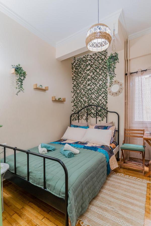 Green Boho Apartment Athen Eksteriør bilde