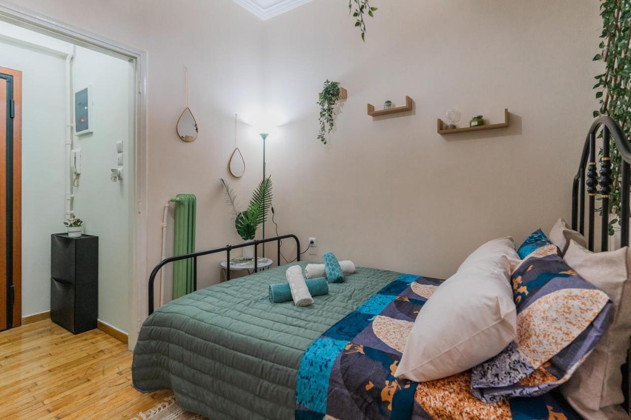 Green Boho Apartment Athen Eksteriør bilde